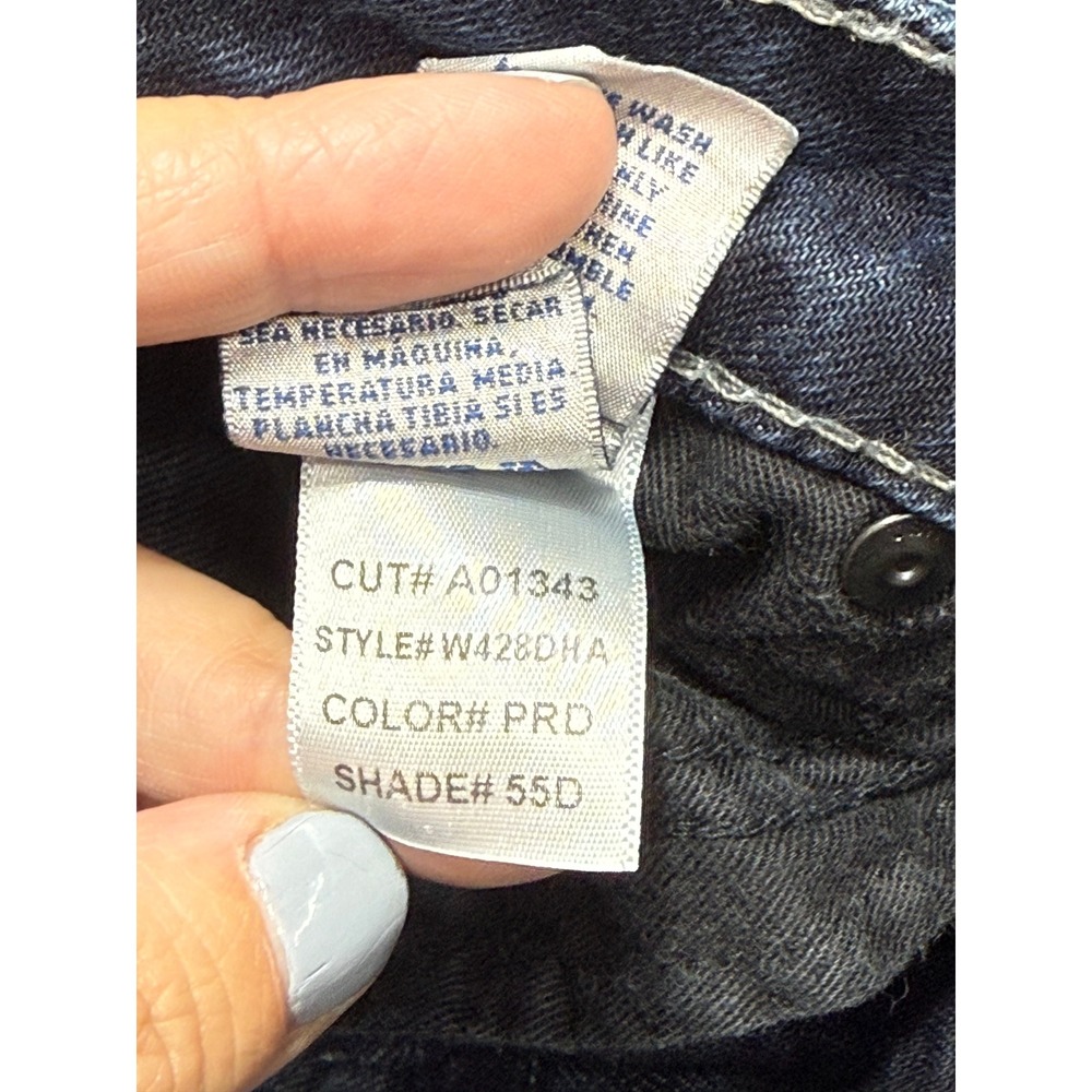 Hudson Skinny Jeans Women 28 Blue Excellent Flap Pocket Low Rise W428DHA - Picture 4 of 12